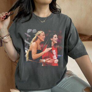 Step Sisters Sophie Cunningham Caitlin Clark Shirt charcoal tee